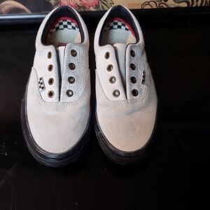 Vans Era Breana Geering Marshmallow Suede Skate Shoes men US 5 women 6.5